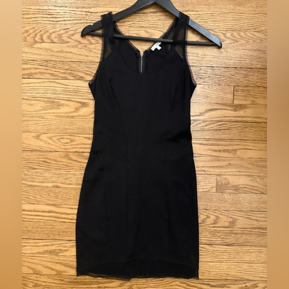 Helmut Lang Black Sleeveless Dress Sz 4